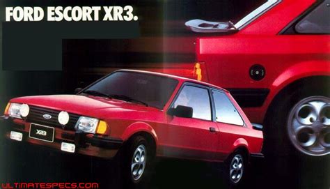 mk3 xr3i|Ford Escort III 1.6 XR3i Specs